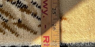 Area Rug with The Great Seal Of The United States on Beige Ground. 27 x 36"