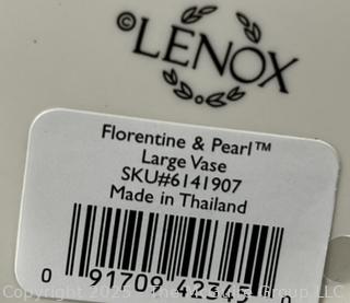 Lenox Florentine & Pearl Large Porcelain Vase