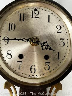 Seth Thomas Banjo Clock With Clipper Ship