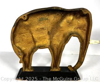 Bradley and Hubbard Cast Iron Elephant Door Stop