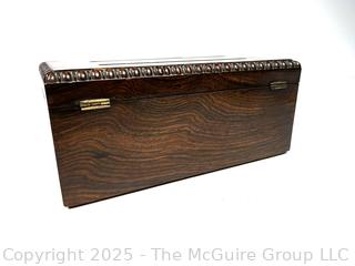 Regency Correspondence Letter Stationary Box with Key. 9 x 4 x 4"