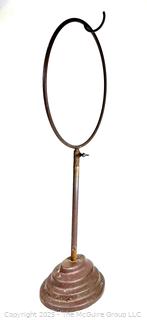 Iron Table Top Bird Cage Stand.  28" tall