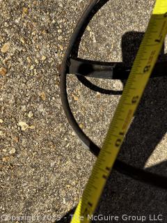 Two (2) Iron Garden Plant Stands