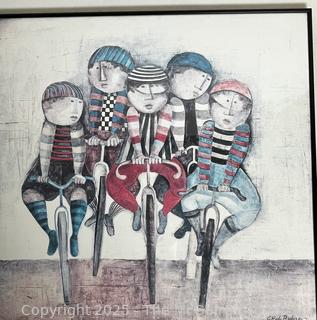 Framed Under Glass Poster of Tour of France by Graciela Rodo Boulanger