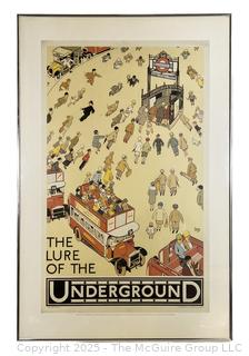 Framed Under Glass Poster The Lure of the Underground