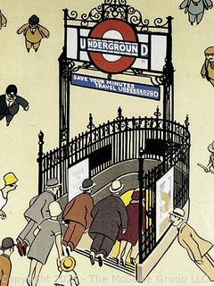 Framed Under Glass Poster The Lure of the Underground