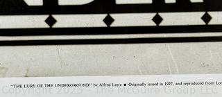 Framed Under Glass Poster The Lure of the Underground