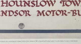 Framed Under Glass Poster London's Underground to Windsor Castle