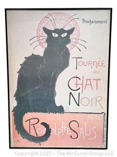 Framed Under Glass Poster of La Tournée du Chat Noir