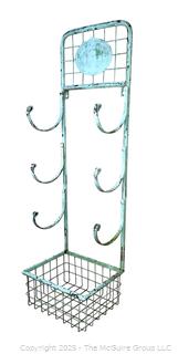 Metal Reproduction Display Towel & Soap Rack