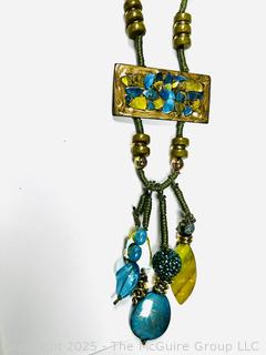 Coldwater Creek Glass Beaded Necklace