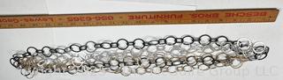 Multi Color Chain Link Necklace