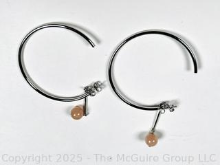 Lola Rose Ball Drop Hoop Earrings 
