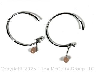 Lola Rose Ball Drop Hoop Earrings 