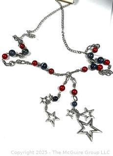 Star with Beads Necklace