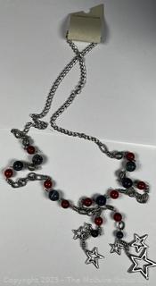 Star with Beads Necklace