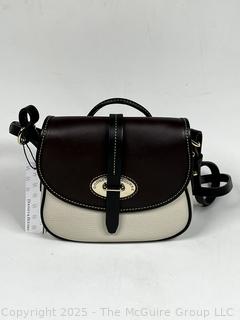 Dooney & Bourke Women's All Weather Leather Crossbody Bag in Bone, New with Tags