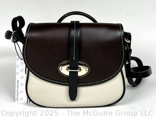 Dooney & Bourke Women's All Weather Leather Crossbody Bag in Bone, New with Tags