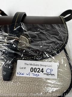 Dooney & Bourke Women's All Weather Leather Crossbody Bag in Bone, New with Tags