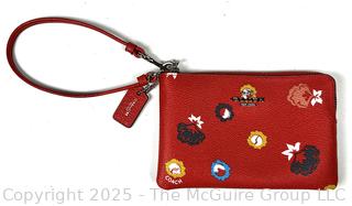 Coach Wild Prairie Print Coated Canvas Cosmetic Case, New Without Tags