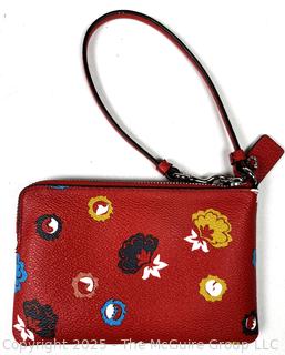 Coach Wild Prairie Print Coated Canvas Cosmetic Case, New Without Tags