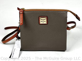 Dooney & Bourke Pebbled Leather North South Janine Crossbody, New With Tags