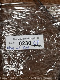 Brown Coach Crossgrain Leather Kitt Crossbody Handbag, New With Tags