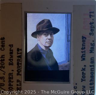 Grouping of Mid 20th C Slide Negatives. Edward Hopper