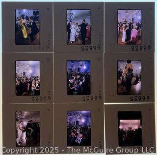 Grouping of White House Gala Slide Negatives