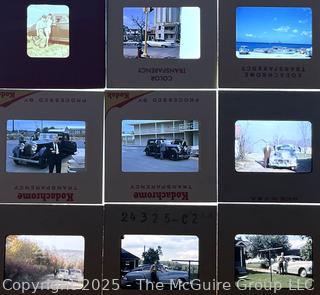 Grouping of Early 20th C Slide Negatives. Automobiles. 
