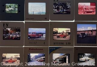 Grouping of Mid 20th C Slide Negatives. Transportation. 