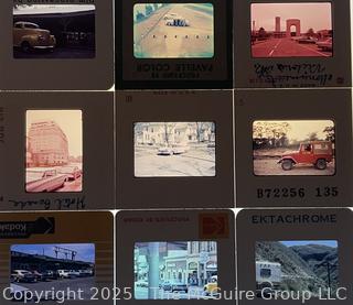 Grouping of Mid 20th C Slide Negatives. Transportation