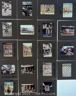 Grouping of Mid 20th C Slide Negatives. Latin American Streetscapes by Arthur Rickerby.