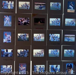 Grouping of Mid 20th C Slide Negatives. Houston Colt 45's Road Uniforms MLB