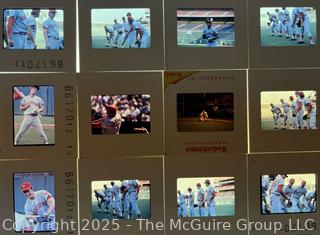 Grouping of Mid 20th C Slide Negatives. Houston Colt 45's Road Uniforms MLB