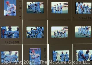 Grouping of Mid 20th C Slide Negatives. Houston Colt 45's Road Uniforms MLB