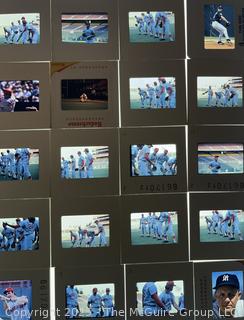 Grouping of Mid 20th C Slide Negatives. Houston Colt 45's Road Uniforms MLB