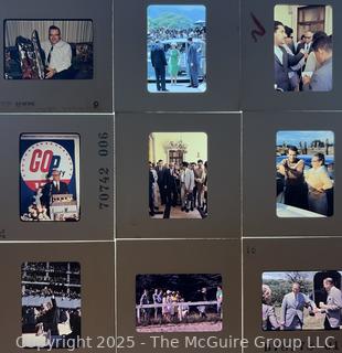 Grouping of Mid 20th C Slide Negatives. Political