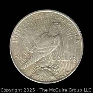 1922 Peace Silver Dollar Coin
