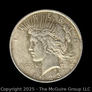 1923 Peace Silver Dollar Coin
