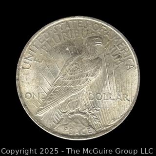 1922 Peace Silver Dollar Coin