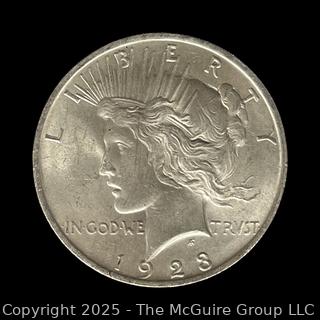 1923 Peace Silver Dollar Coin