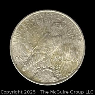 1922 Peace Silver Dollar Coin