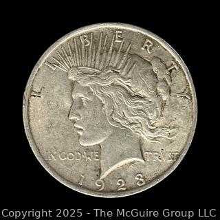1923 Peace Silver Dollar Coin