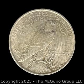 1923 Peace Silver Dollar Coin