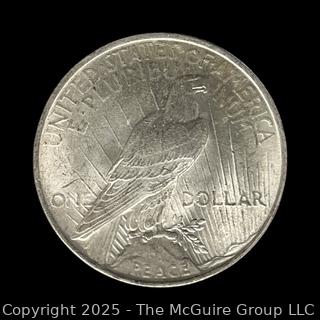 1922 Peace Silver Dollar Coin