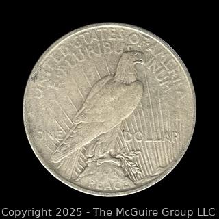 1922 Peace Silver Dollar Coin