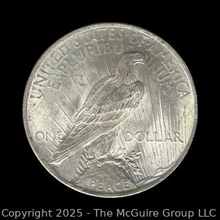 1922 Peace Silver Dollar Coin