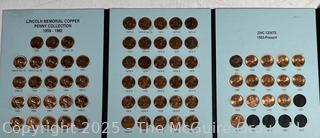 Lincoln Memorial Copper Penny Collection 1959-1982