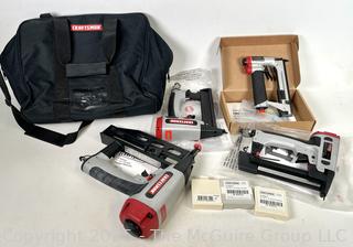 Collection of New in Bag Hand Craftsman Cordless Tools 